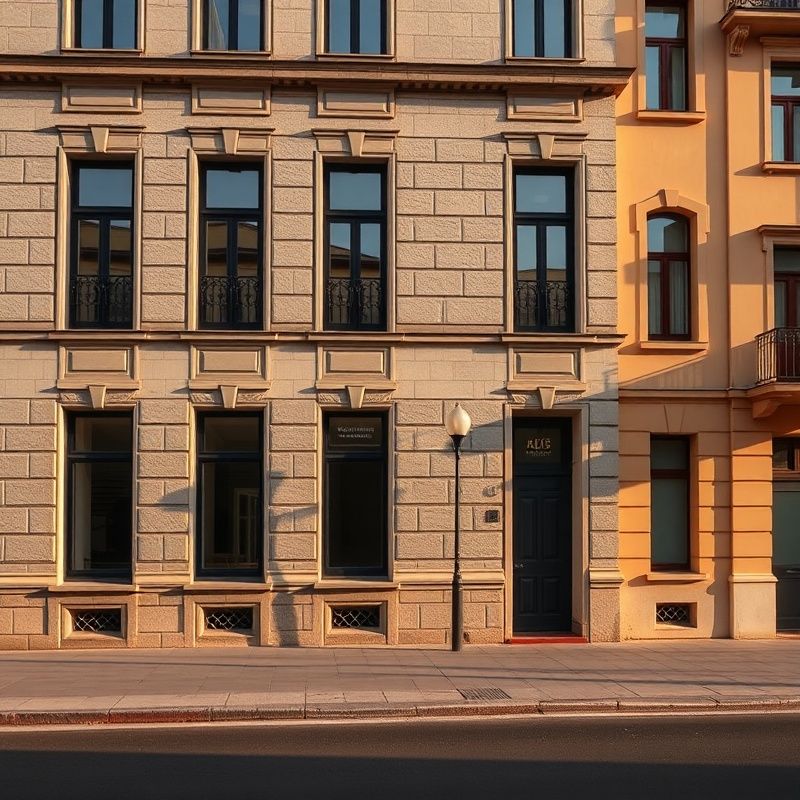 Exteriorul discret al clădirii biroului ConsultVisionLab, Timișoara